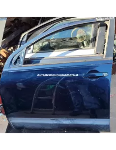 Porta anteriore sx Nissan Qashqai +2 09 J10E/JJ10E blu nuda 1.5 DCI