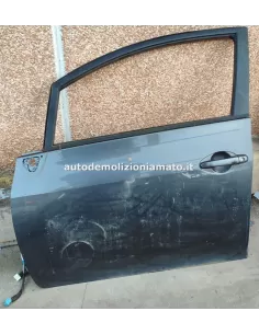 Porta anteriore sx Toyota Auris 09 grigio scuro nuda 1.4 D-4D JPP BER 5P/D
