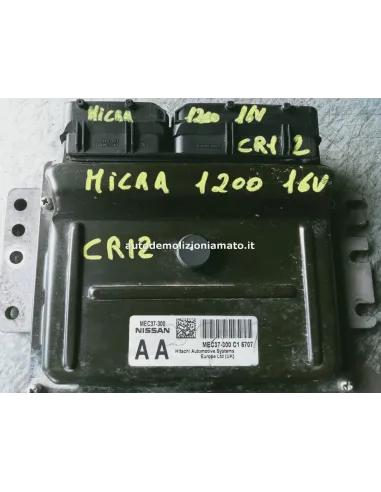 Centralina iniezione Nissan Micra K12E 1.2 16V 59KW BER 5P/B/1240CC