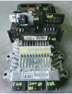 Kit centralina iniezione completo Peugeot 407 2.0 16V HDI FAP SW 5P/D/1997CC