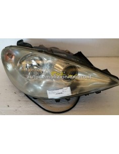 Proiettore/faro anteriore dx Peugeot 807 2006 lenticolare con regolazione originale